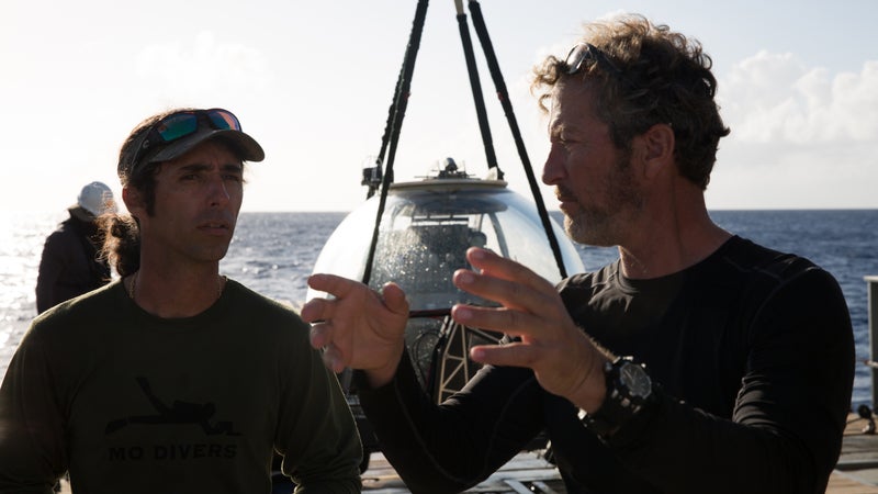 Darrell Miklos (right) and senior researcher Mike Perna.