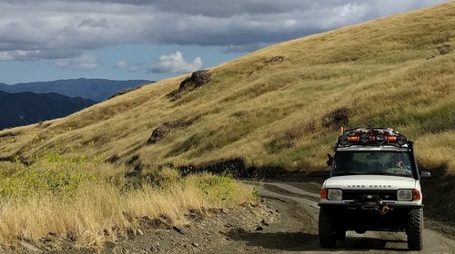 Wiley and I, on our way to adventure.