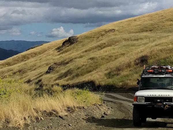 Wiley and I, on our way to adventure.