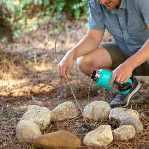 You need to be extra safe when cooking or working with flames in the backcountry.