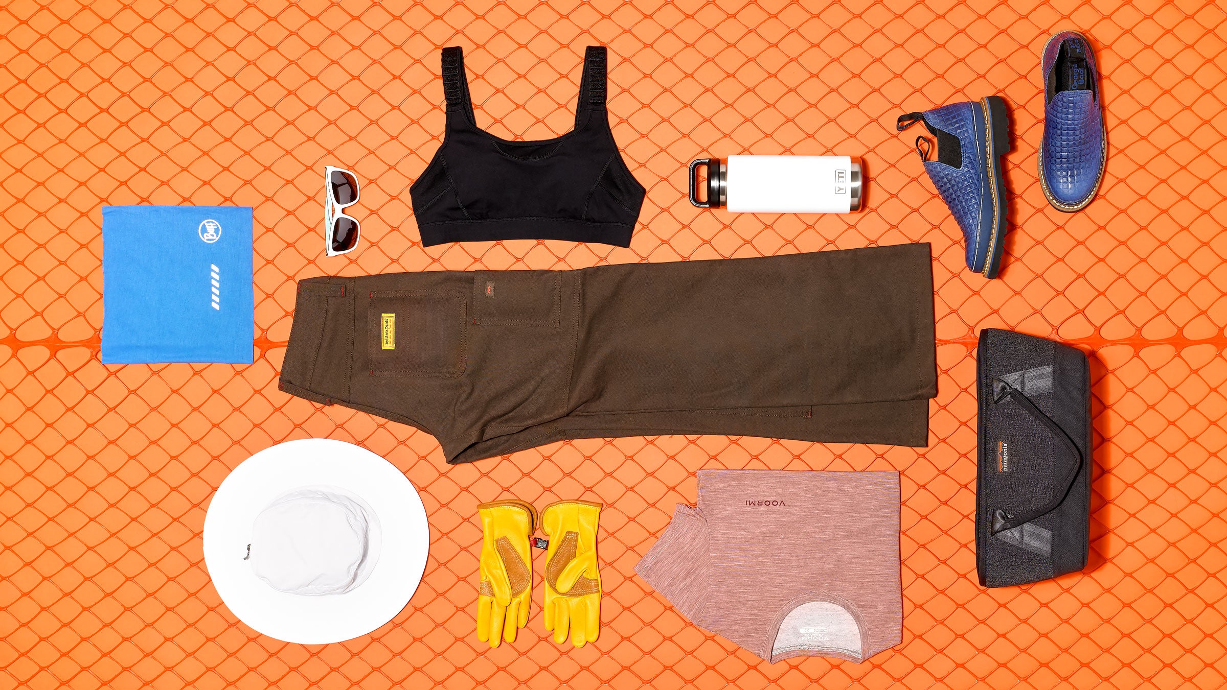 Clothes and tools for toiling at the ranch, on the trail, or in your backyard