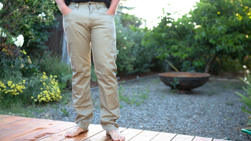 Men's Stretcher Khaki Trousers in Central Division - Clothing