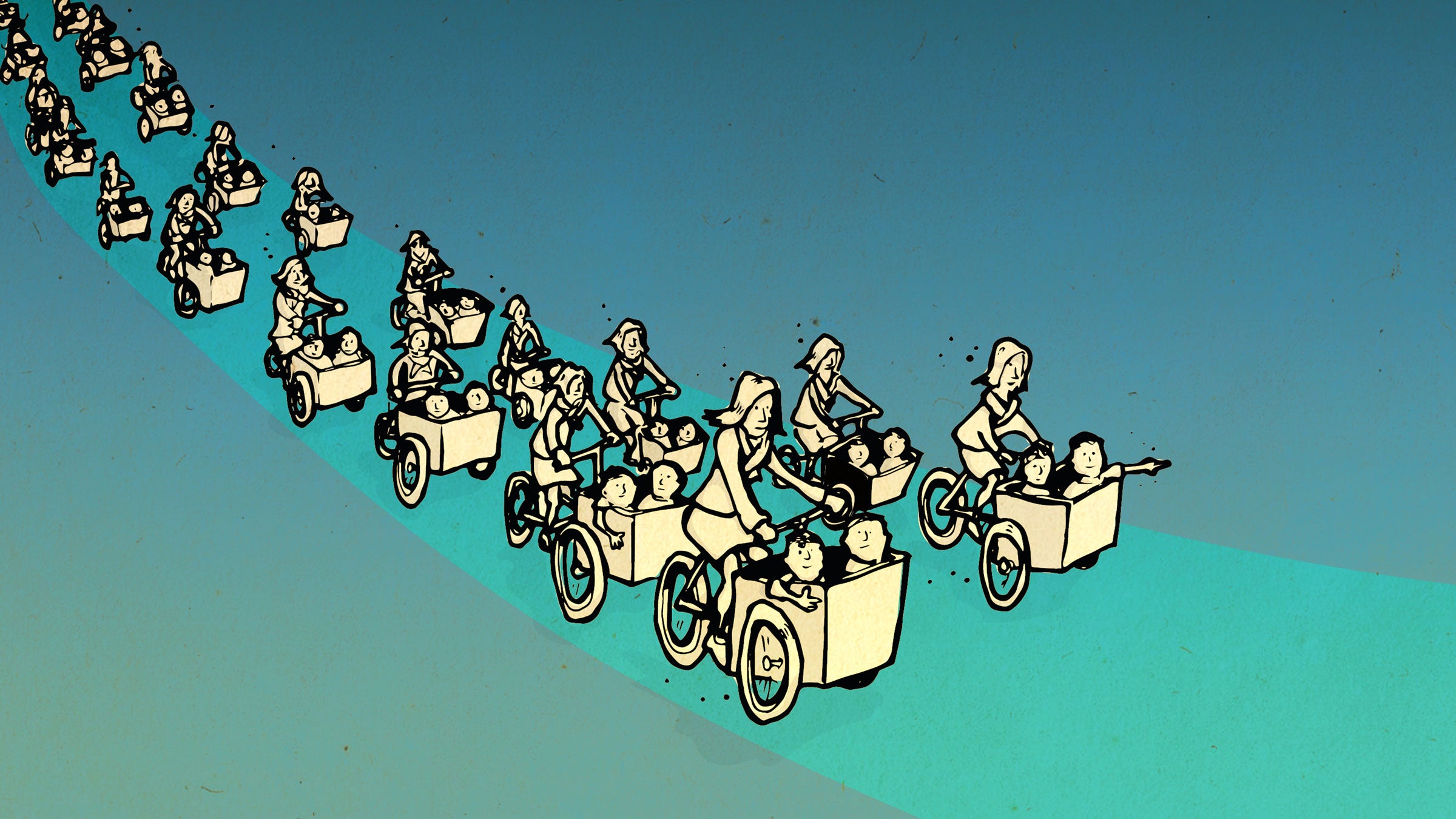 Burning gas means you’re doing something important, and it’s easy to dismiss people on bikes as spoiled brats who don’t take life seriously enough.