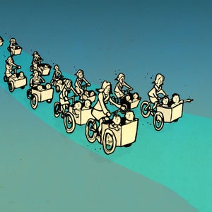 Burning gas means you’re doing something important, and it’s easy to dismiss people on bikes as spoiled brats who don’t take life seriously enough.