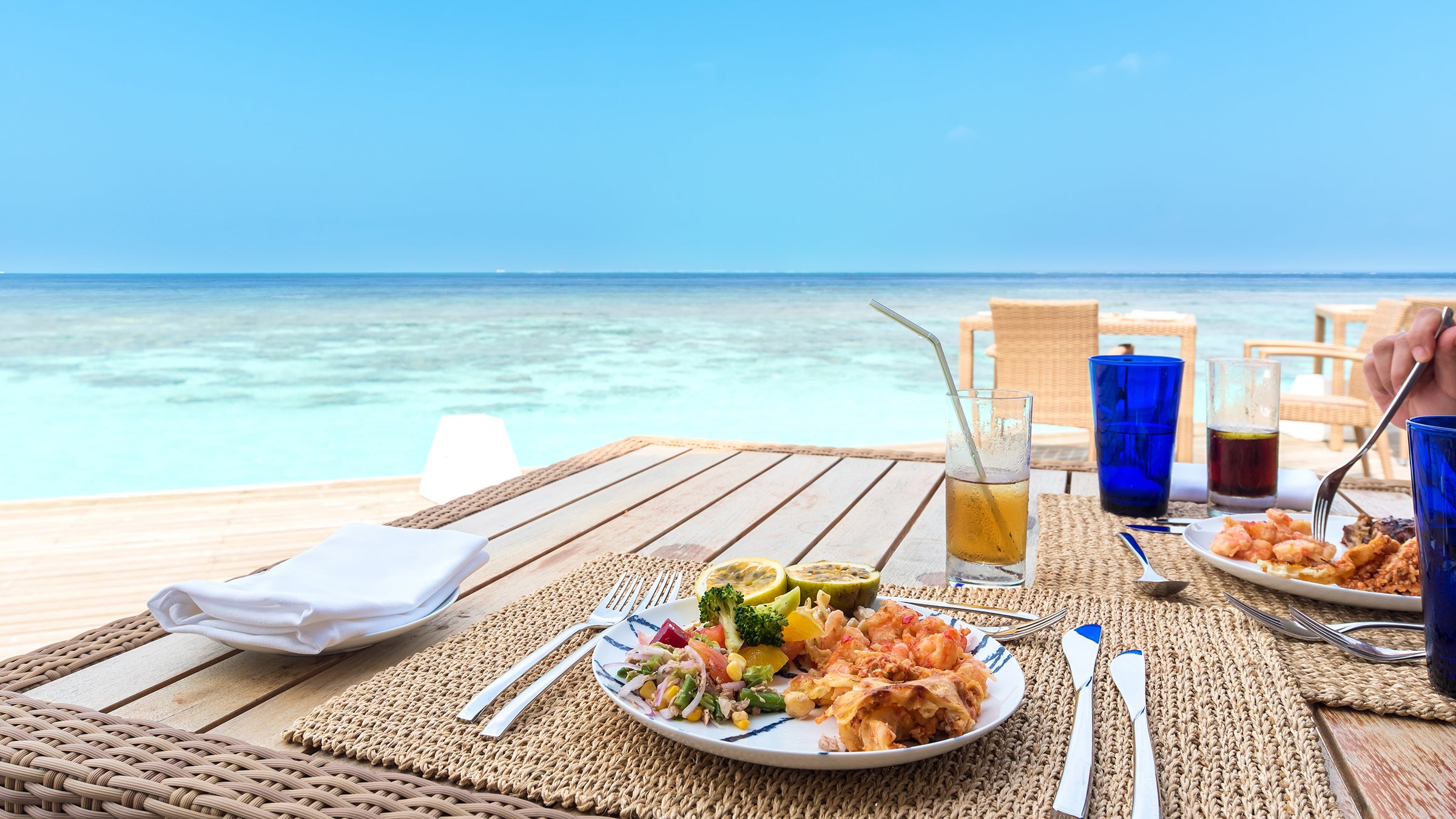 We hope you packed your stretchy pants for the flight home.