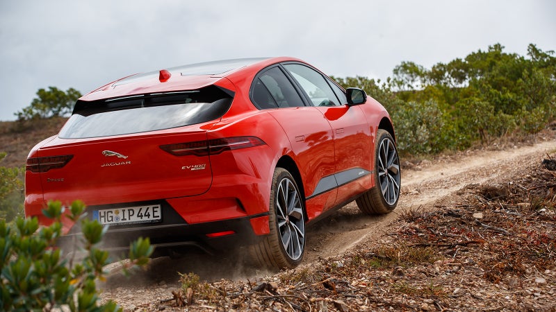 The AWD system, paired with the electric motor, is great at maximizing available traction, but the low-rolling-resistance tires just don't have much outright grip on unpaved surfaces.