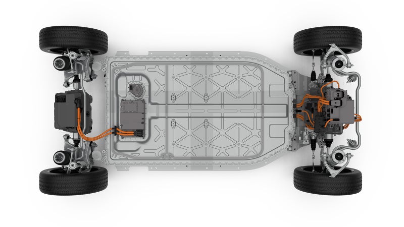 Like other electric vehicles, Jaguar's skateboard chassis helps maximize internal space and allows incredible potential for other body styles to be built on top of it. We'd guess that this is just the first of several electric SUVs or evens sports cars to come from Jaguar Land Rover.