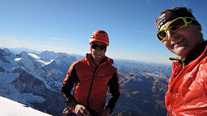 Jornet with the late Ueli Steck