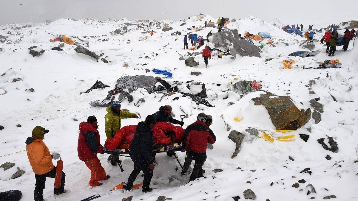 The Devastating Aftermath of an Avalanche on Everest