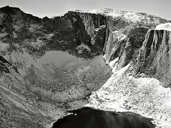 Wyoming's Leg Lake Cirque, where Absolon made his final climb.