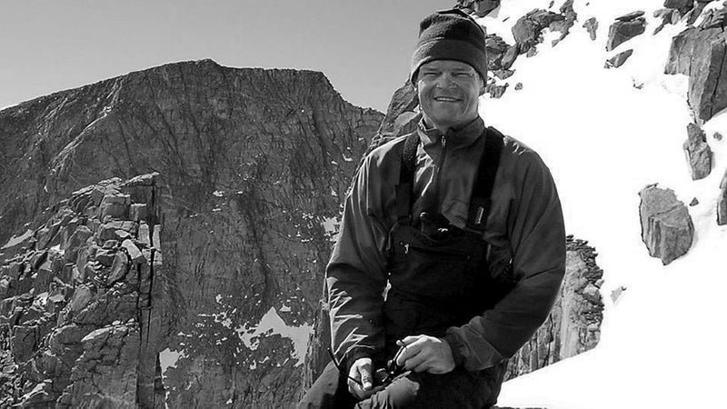 Pete Absolon on a ski day at the Leg Lake Cirque, 2006