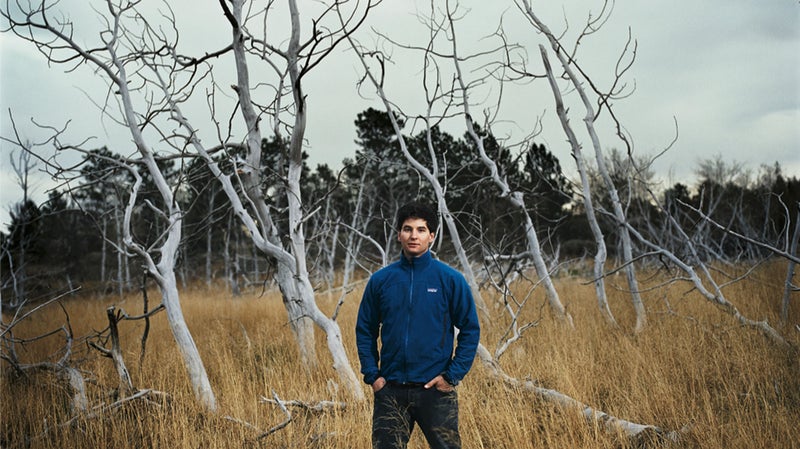 Steve Herlily, outside Laramie