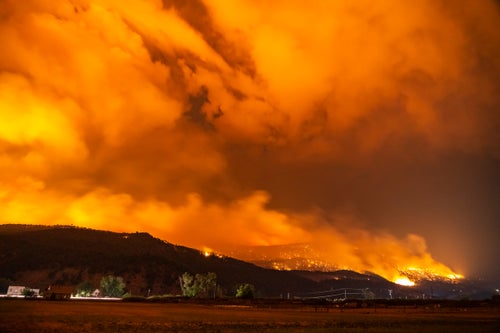 Pete McBride Shot These Wildfire Photos from His Porch - Outside Online