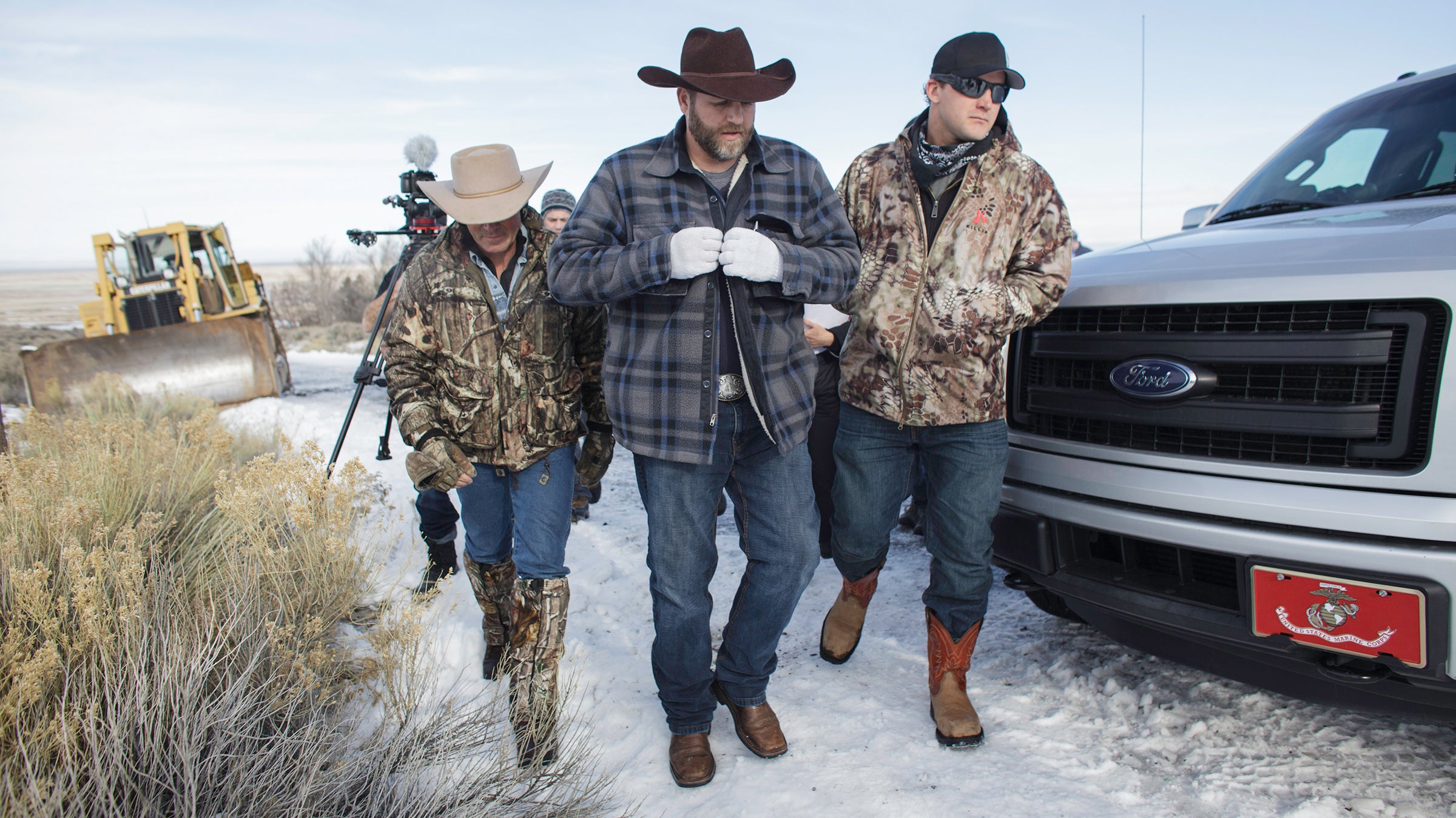 Ammon Bundy in Burns, Oregon on January 6, 2016.