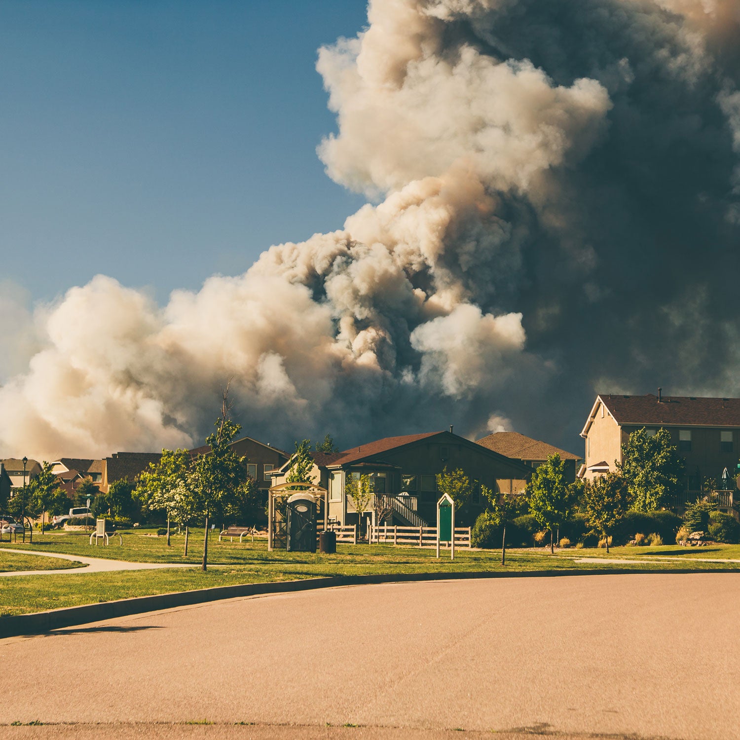 These massive new fires are sending huge amounts of particulate matter in the form of noxious ash into the air.