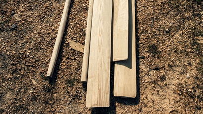 Handmade ash oars