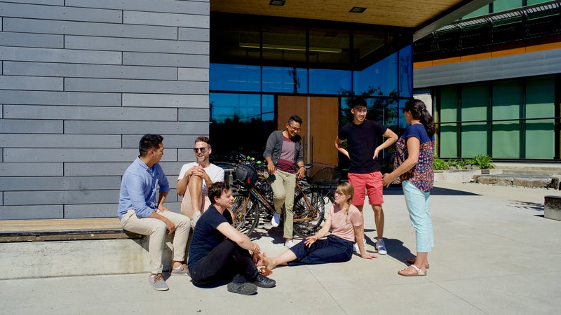 Employees of the Canada gear co-op MEC