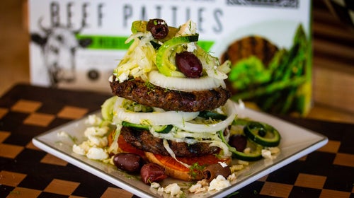 հí's single-origin burger patties are already flavored and made to be cooked straight from frozen.