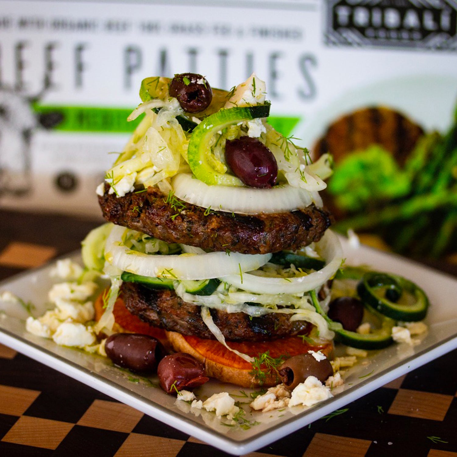հí's single-origin burger patties are already flavored and made to be cooked straight from frozen.