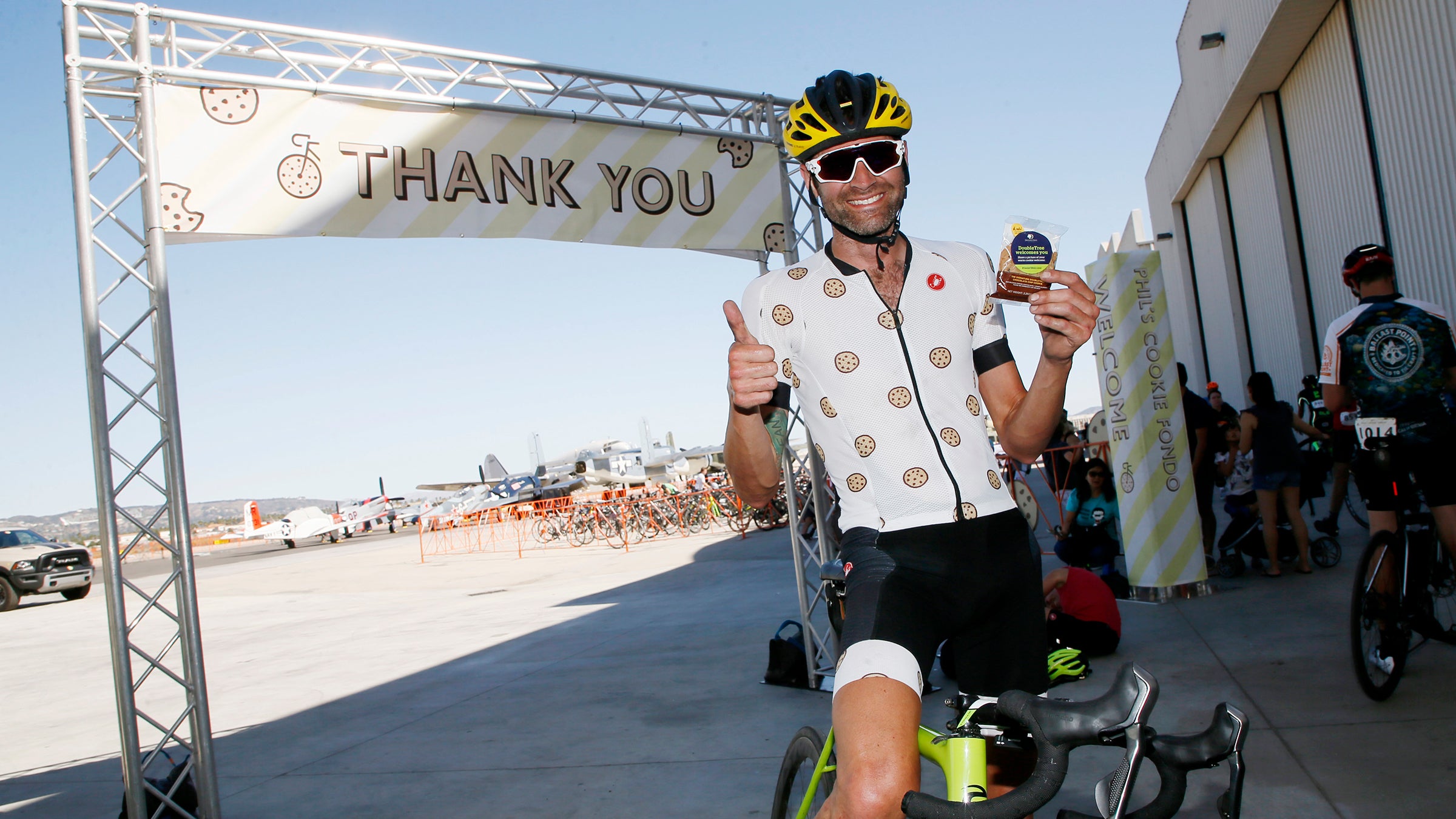 On occasion, when he must, Phil Gaimon ventures out to eat normal meals.