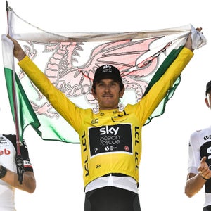 There was “grinta” galore, lunatic descending, reckless attacking, and, ultimately, a new champion, Welshman Geraint Thomas.