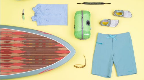 Essentials for summer water sports.