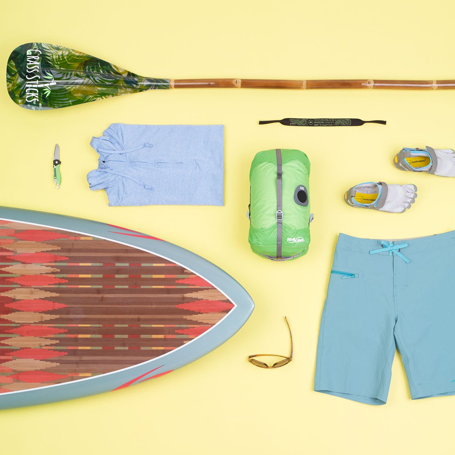 Essentials for summer water sports.