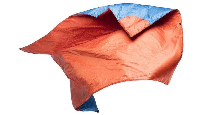 Blue and Orange Camping Blanket from Klymit