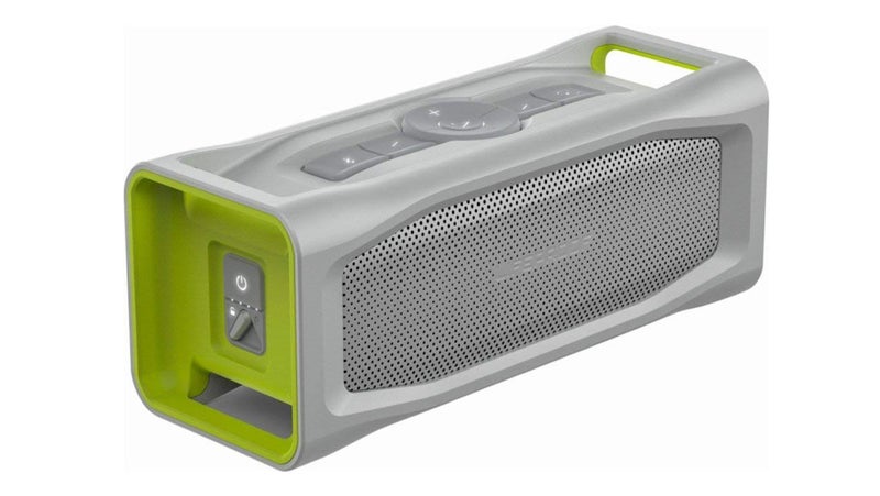 Green and Gray Waterproof Speaker