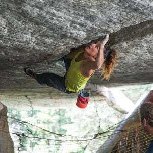 When it comes to climbing wares—especially pants—Griffith says she loves pockets and fit is the number one most important thing.