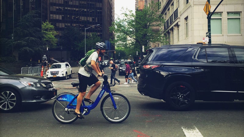 Miller has biked more than 12,000 miles - all within New York City limits.