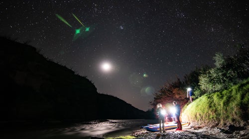 The hikers were joined by a support crew of family and friends for several remote sections of the Rio Grande.