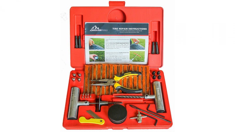 Yes, your car has a spare tire. But on most cars, including the Crosstrek, it's a dinky little space-saver that's not suitable for use on dirt roads. With a kit like this one, you can effect a permanent puncture repair in 15 minutes. Don't let a screw ruin your weekend.