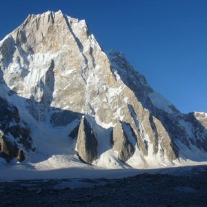 The line up the 23,442-foot peak in Pakistan’s Karakoram range has eluded climbers since 1978.