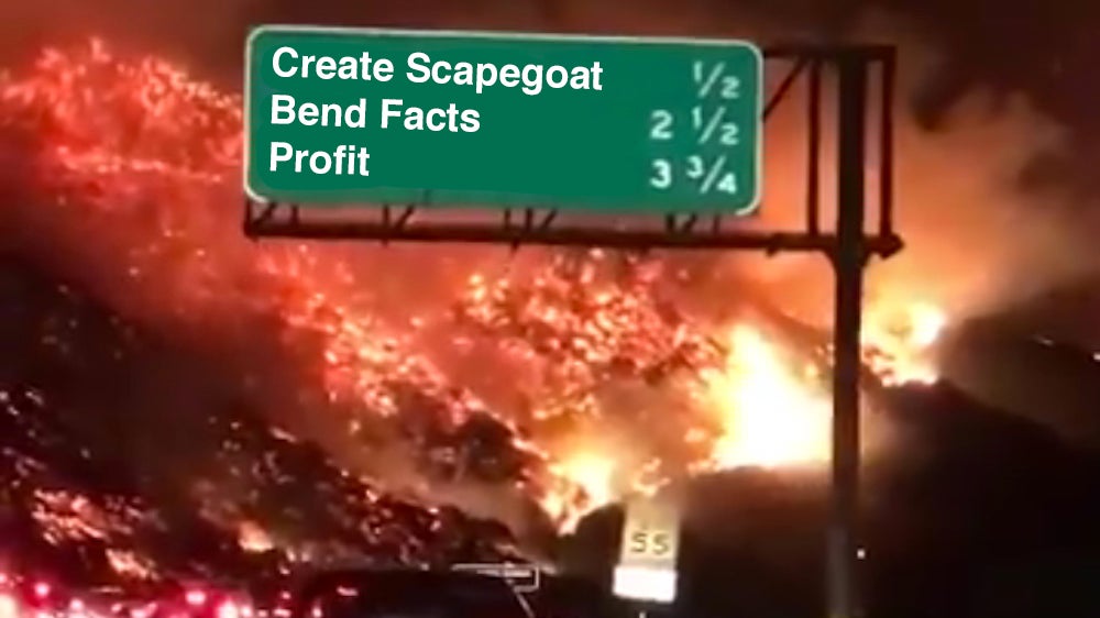 Zinke talks about the lives lost to fires, but his and the administration's policies are going to kill more firefighters. 