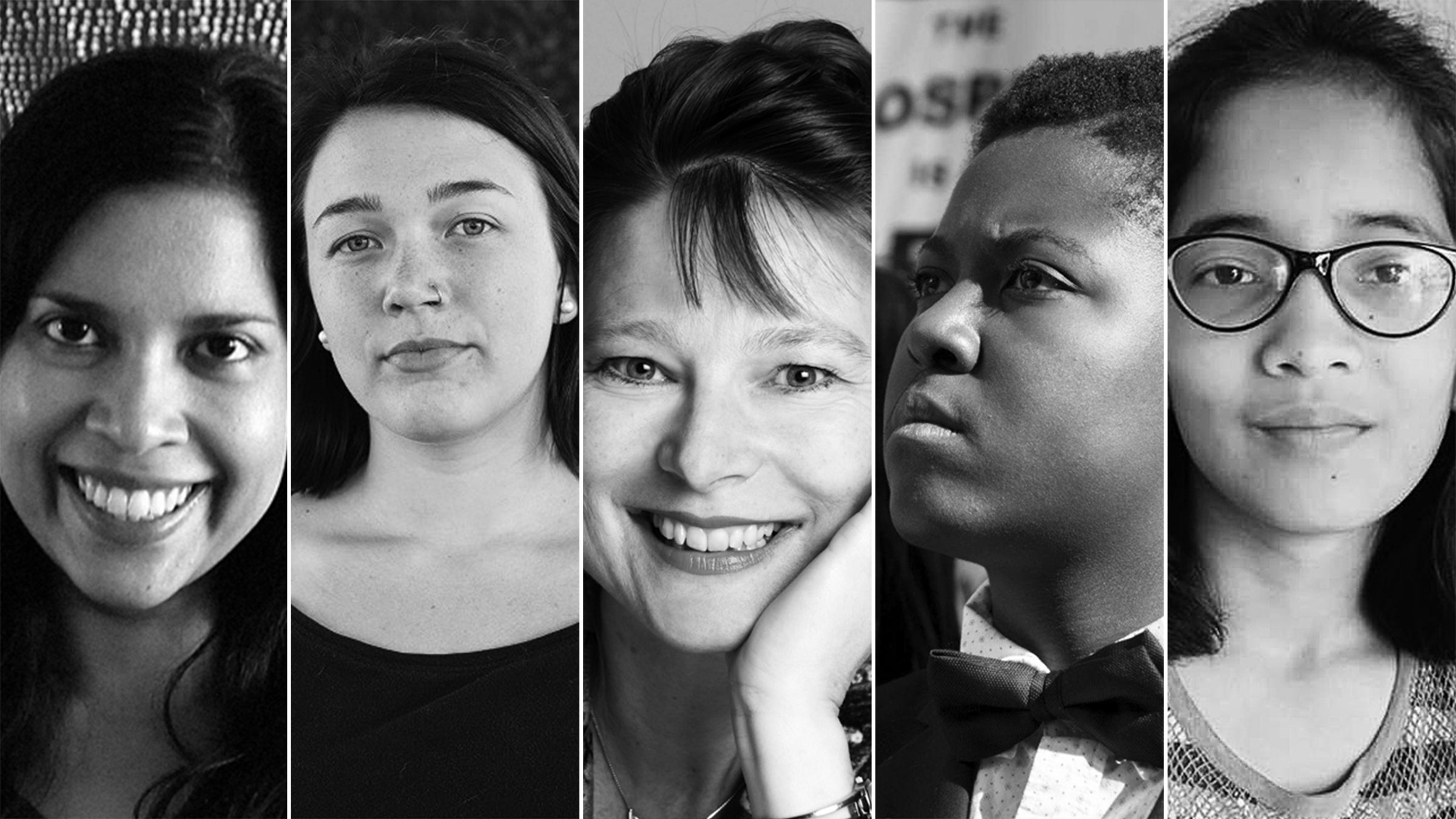 From left: Tessa Khan, Kelsey Juliana, Marjan Minnesma, Victoria Barrett, and Ridhima Pandey.