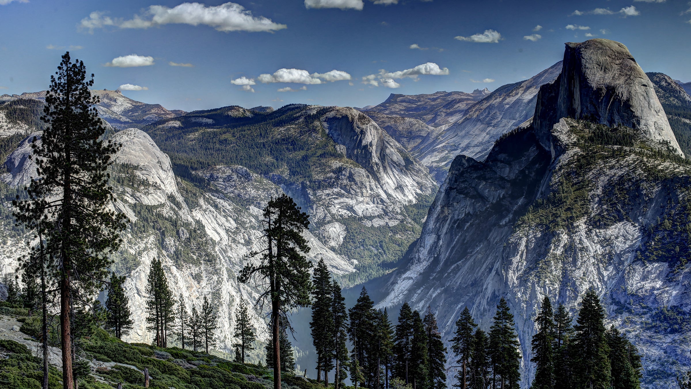 The view from Glacier Point.