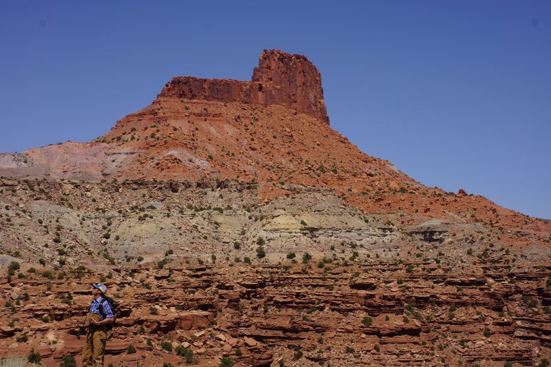 Jacob's Chair rises out of the Utah desert.