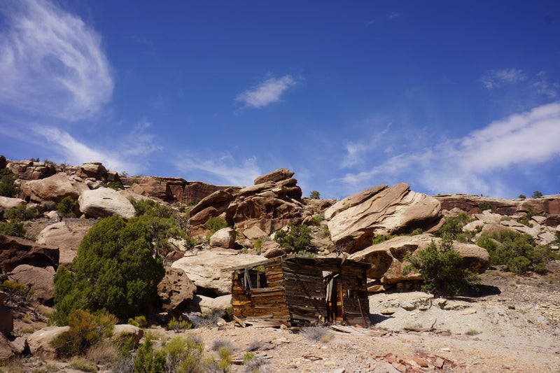 An abandoned cabin in southern Utah.