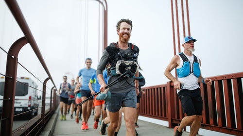 Gates wants to run every single street in San Francisco—a distance of over 1,200 miles.
