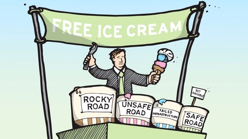 That a motorist killed a child on a bicycle despite the fact that he was wearing a helmet is in no way ironic.