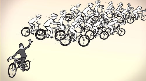 If you ride a bike you’re part of a community, and as a community member you do have certain responsibilities towards each other, as well as towards society at large.