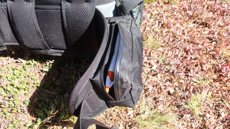 The hipbelt pockets are perfectly sized (they store what they need to while remaining low-profile), but the zipper orientation should be reversed so that small things don’t fall out if the pocket is not completely closed.