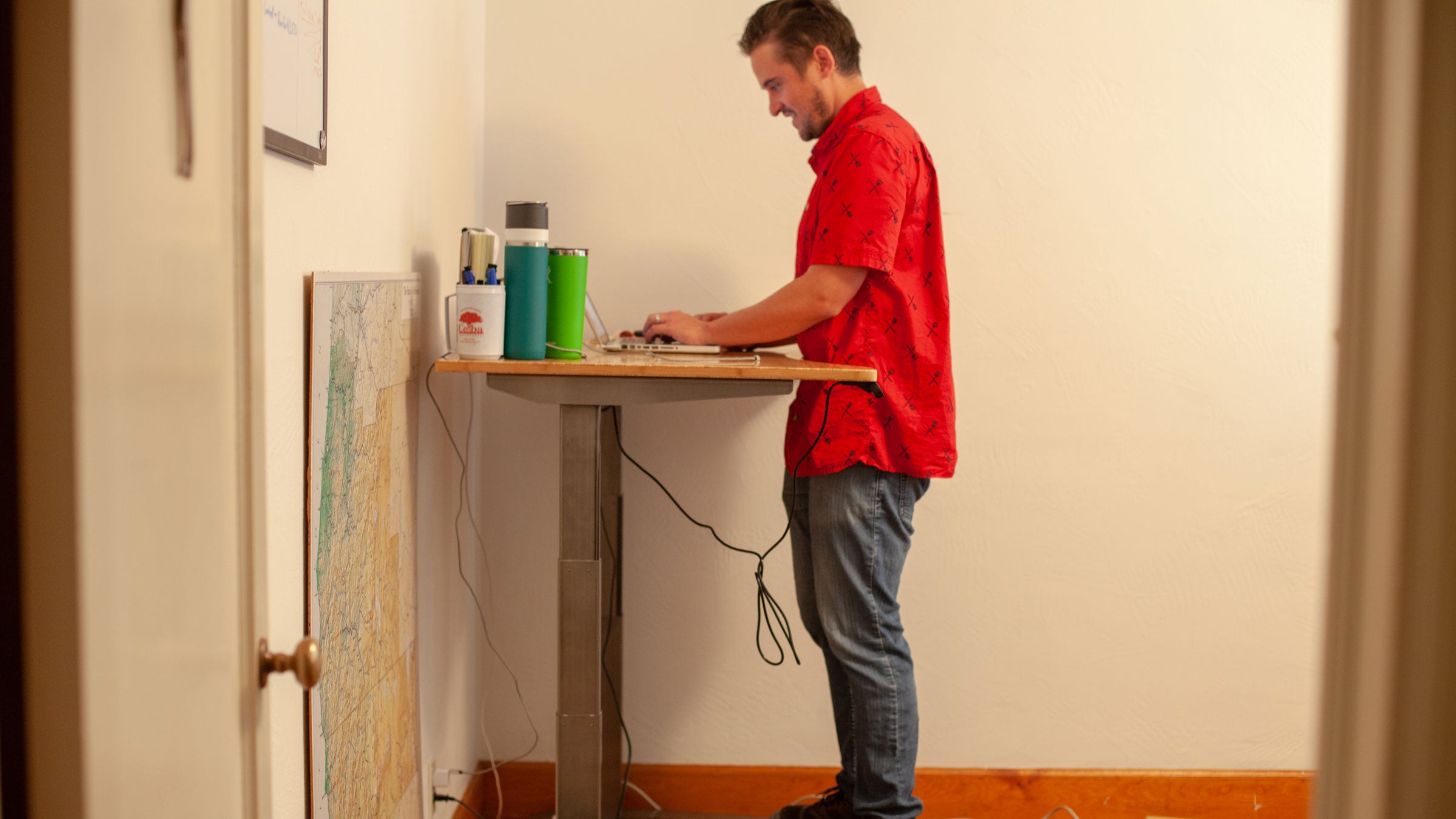 Can working up a sweat (even if you're inside) boost productivity? Our Gear Guy, Joe Jackson, wanted to answer that question for himself.