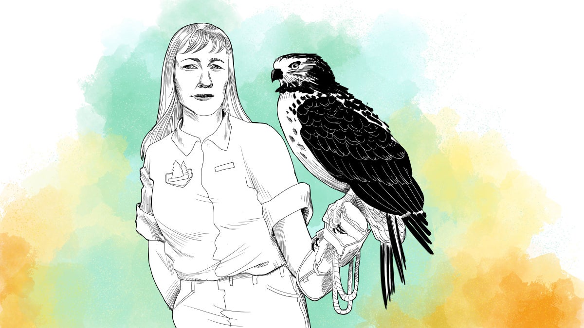 The Stay-at-Home Mom Turned Falconer