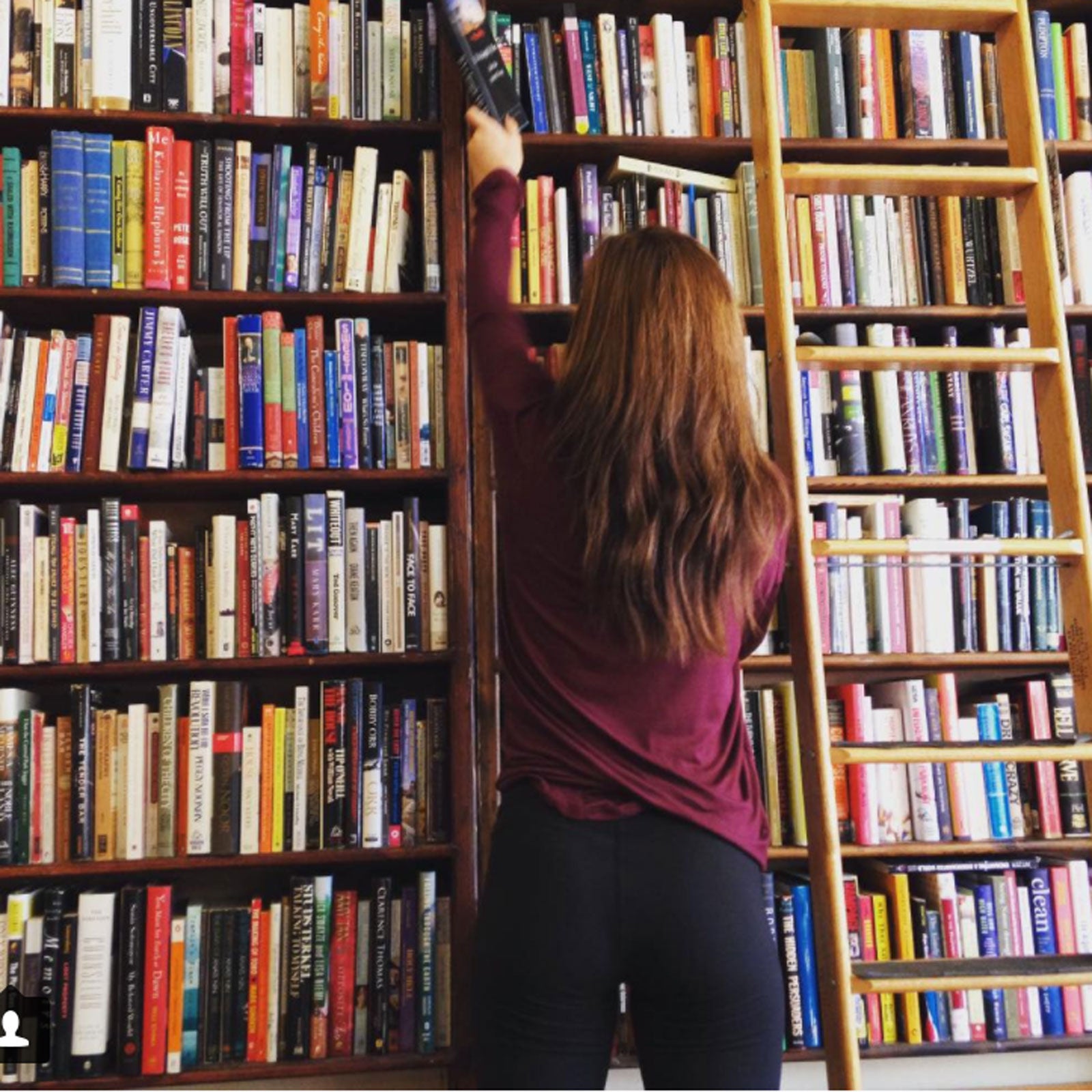 Shopping at Night Heron Books and Coffeehouse.