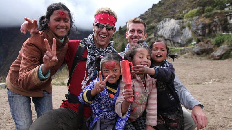 Sidles in Nepal in 2010.