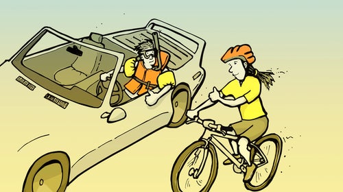 Sorry, but vehicle violations and bike violations are far from the same.