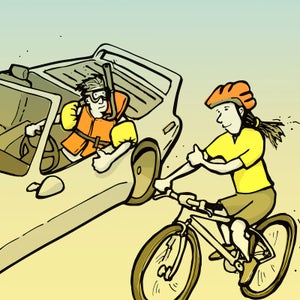 Sorry, but vehicle violations and bike violations are far from the same.