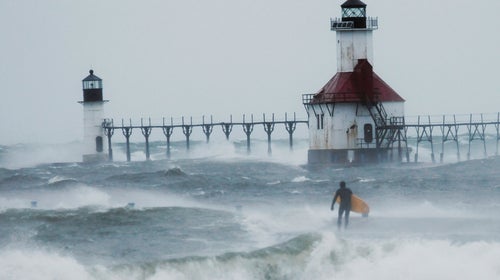 Surfers on Lake Michigan are getting sick. And they think they know why.